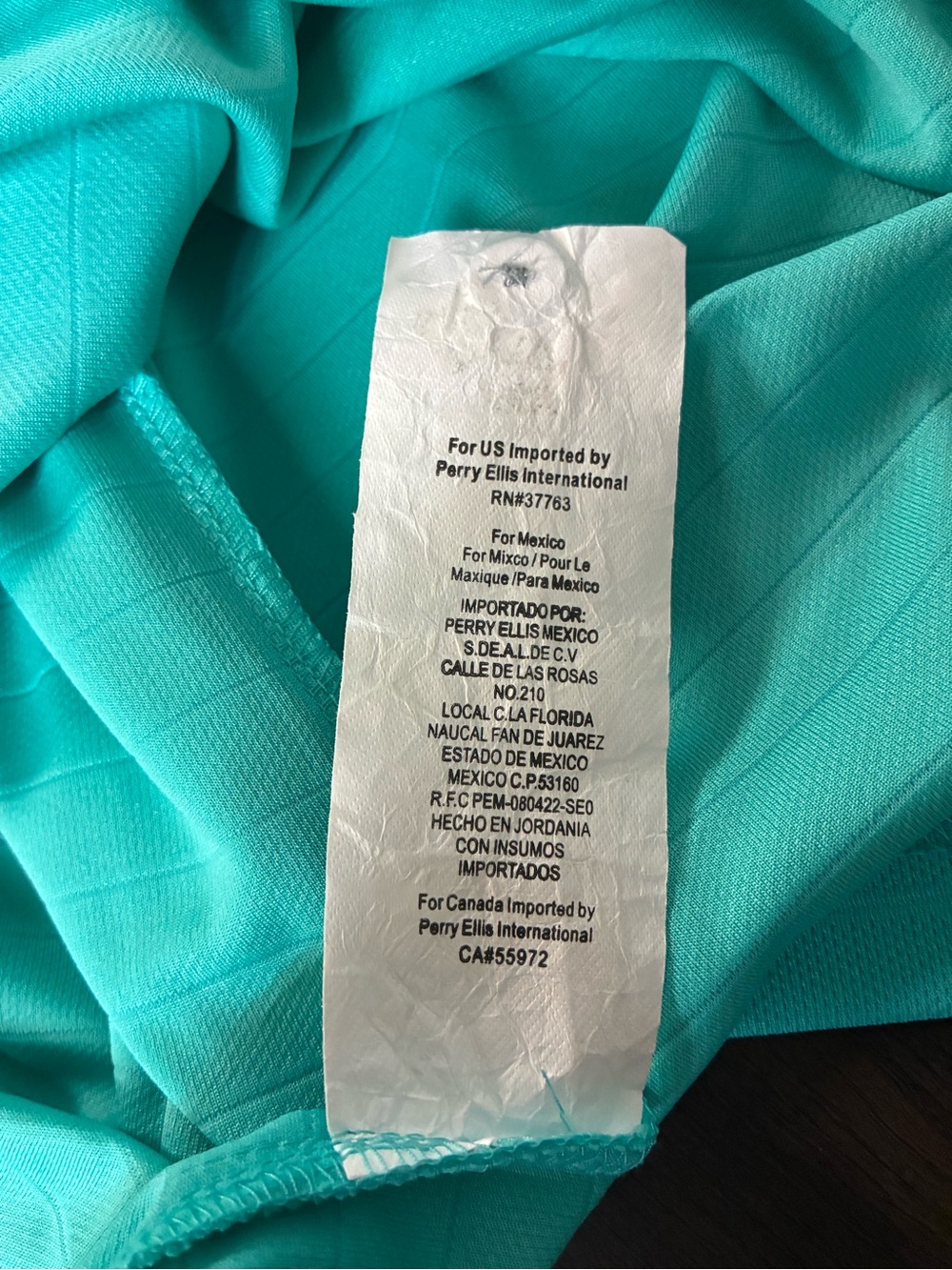 Grand Slam X Polo Shirt Men's XL Teal Aqua Performance Golf Short Sleeve - Picture 6 of 8